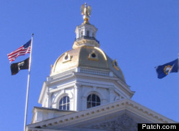 The New Hampshire capitol dome in Concord.