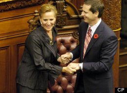 Former cabinet minister Sandra Pupatello launched her bid for the Ontario Liberal leadership today. CREDIT: Tibor Kolley, CP