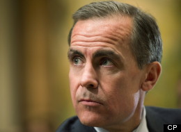 Bank of Canada Governor Mark Carney waits to address the Canadian Club Thursday, November 8, 2012 in Montreal. Carney says the so-called fiscal cliff looming over U.S. lawmakers is the most imminent threat facing the Canadian economy. (THE CANADIAN PRESS/Ryan Remiorz)