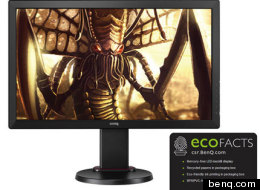 BenQ trabajó en un monitor LED full HD de 24 pulgadas que permite a los usuarios ajustar ángulo y altura.