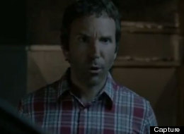 Éric Salvail, dans le film Hot Dog. (Capture d'écran)
