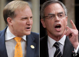 NDP natural resources critic Peter Julian is slammed the government and Natural Resources Minister Joe Oliver for spending on ads touting the government's environmental record. (CP)