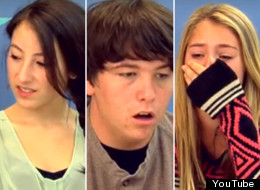 A video posted Sunday films the reactions of teens watching Amanda Todd's YouTube video. (YouTube)