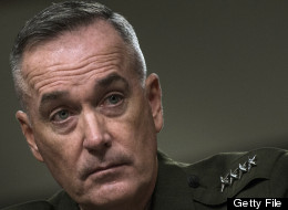 US Marine General Joseph F. Dunford, Jr. listens to a question during a confirmation hearing of the Senate Armed Service Committee on Capitol Hill November 15, 2012. (BRENDAN SMIALOWSKI/AFP/Getty Images)