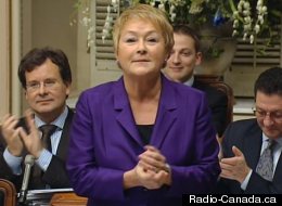 Pauline Marois à l'Assemblée nationale, le 7 décembre. (Radio-Canada.ca)