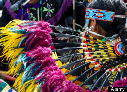 Members of the Stoney Nakoda First Nation in Morley exercised a peaceful protest Sunday afternoon along the Trans-Canada Hwy. (File photo by Alamy)