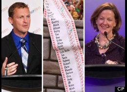 The Alberta chapter of the Canadian Taxpayers Federation has released its annual naughty-or-nice list of provincial cabinet ministers. (CP)