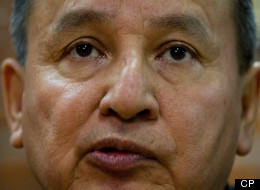 Stewart Phillip, grand chief of the Union of B.C. Indian Chiefs, warns that Idle No More could bring further rail blockades. (Darryl Dyck, Canadian Press)