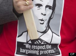 Ontario's governing Liberals are imposing new contracts on tens of thousands of teachers and education workers in public schools across the province. (CP)