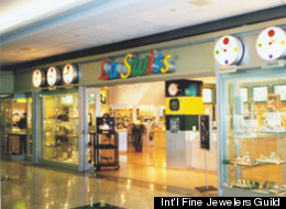 Two men robbed the La Swiss Watch City in Vancouver's Pacific Centre at gunpoint on Sunday. (Int'l Fine Jewelers Guild)