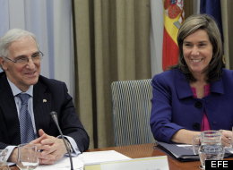 Nicolás Jouve junto a Ana Mato
