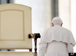 This June 16, 2010 file photo shows Pope Benedict XVI leaving at the end of his weekly general audience in St. Peter's Square, at the Vatican. On Monday, Feb. 11, 2013 the Vatican announced that Pope Benedict XVI will resign on Feb. 28, 2013. (AP Photo/Gregorio Borgia, file)